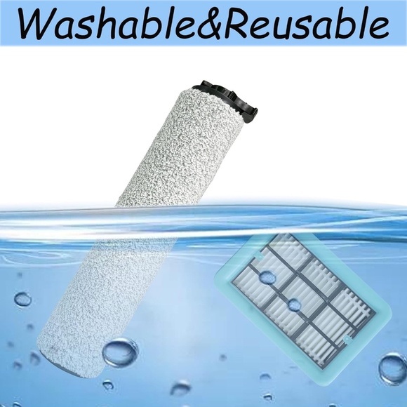 Replacement Brush Rollers and Filters for Bissell CrossWave HF2 3845N 3831 - Picture 6 of 9